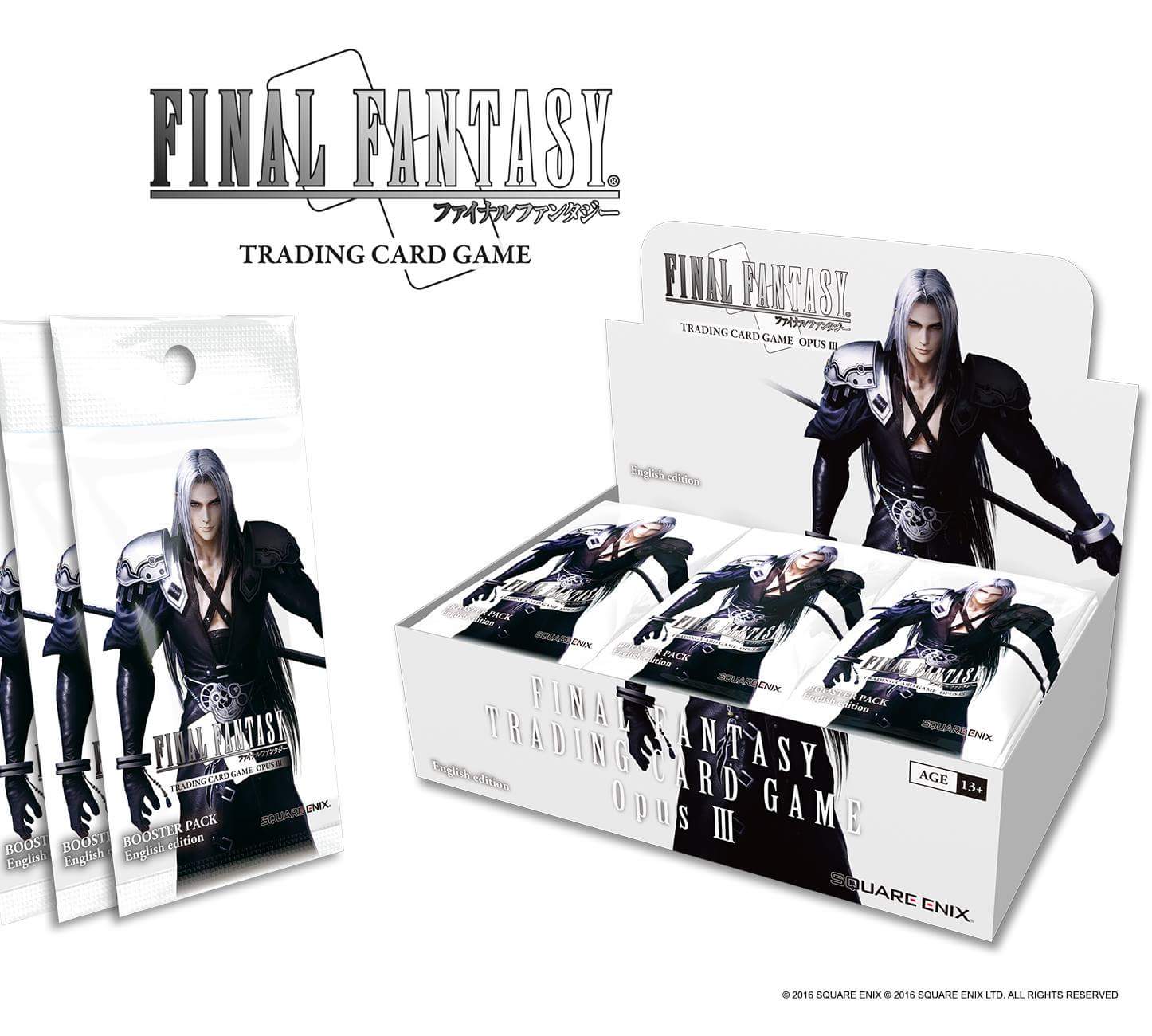 5 Final Fantasy TCG Opus 2 Booster packs Sealed English 5 packs! 