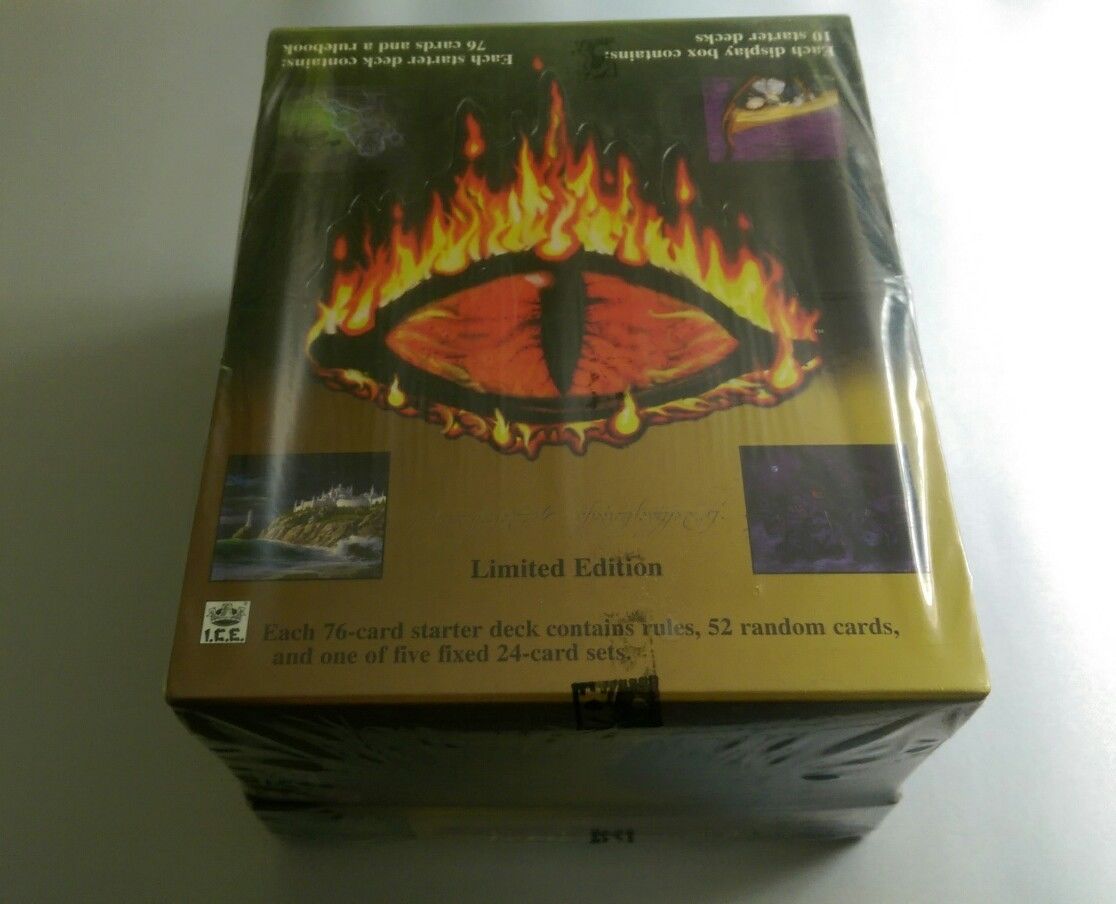 MIDDLE EARTH CCG THE LIDLESS EYE SEALED DWAR STARTER DECK OF 76 CARDS