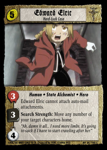 Edward Elric, Hard-Luck Case
