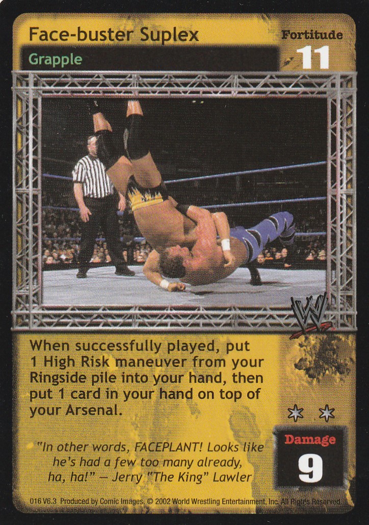 Face-buster Suplex (Ruthless Aggression)