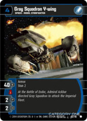 Gray Squadron Y-wing - Foil