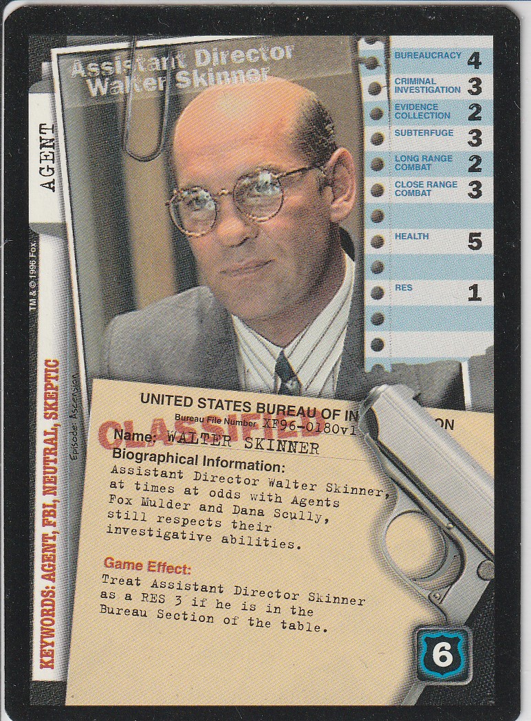 Assistant Director Walter Skinner (XF96-0180v1)