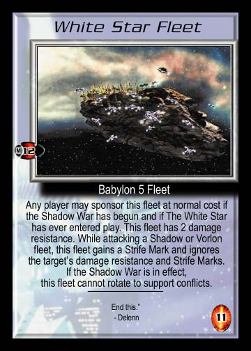 Babylon 5 CCG Promo Destined to Be NM 