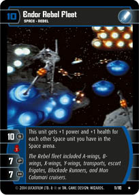 Endor Rebel Fleet - Foil