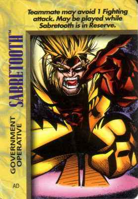 - CCG Marvel DC Image Ungraded OverPower: Sabretooth Blood Hunt OPD 