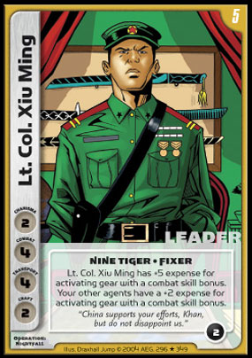 Lt Col. Xiu Ming (Foil)