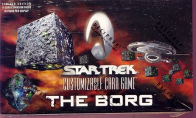 Star Trek The Borg Booster Pack from Box NEW Collectible Trading Card Game CCG 
