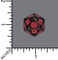 Spindown Dice (D-20) - Phyrexia: All Will Be One (Red)