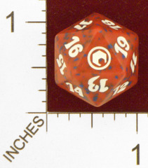 Spindown Dice (D-20) - Scars of Mirrodin (Red)