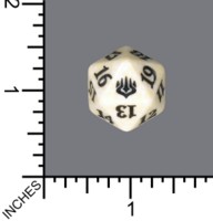 Spindown Dice (D-20) - War of the Spark (White)