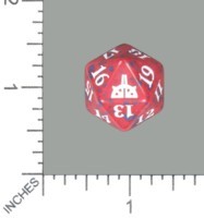 Spindown Dice (D-20) - Rivals of Ixalan (Red)