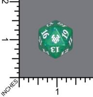Spindown Dice (D-20) - Theros Beyond Death (Green)