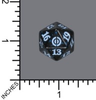 Spindown Dice (D-20) - Phyrexia: All Will Be One (Blue)