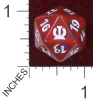 Spindown Dice (D-20) - Theros (Red)