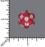 Spindown Dice (D-20) - Dominaria United (Red)