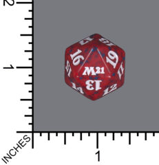 Spindown Dice (D-20) - Core Set 2021 (Red)
