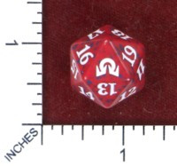 Spindown Dice (D-20) - Shadows over Innistrad (Red)