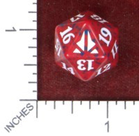 Spindown Dice (D-20) - Oath of the Gatewatch (Red)
