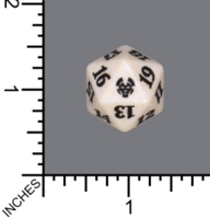 Spindown Dice (D-20) - Theros Beyond Death (White)