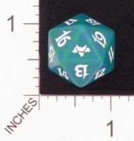 Spindown Dice (D-20) - Eventide (Green)