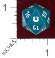 Spindown Dice (D-20) - Born of the Gods (Green)