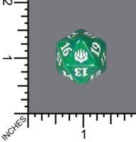 Spindown Dice (D-20) - War of the Spark (Green)
