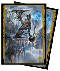 Streets of New Capenna 100ct Sleeves V1 featuring Raffine, Scheming Seer for Magic: The Gathering