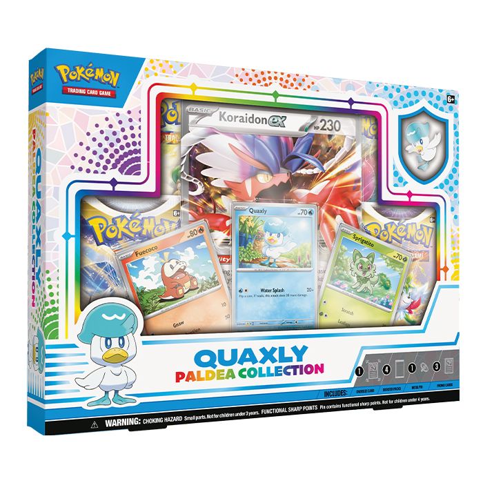 Pokemon Paldea Collection Box - Quaxly with Koraidon