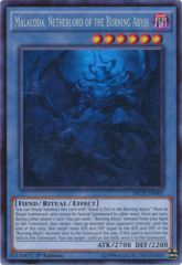 Malacoda, Netherlord of the Burning Abyss - SECE-EN085 - Ghost Rare - Unlimited Edition