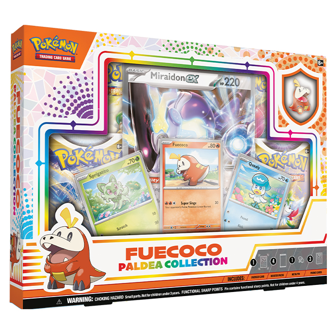 Pokemon Paldea Collection Box - Fuecoco with Miraidon