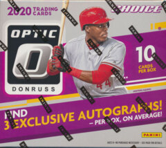 2020 Panini Donruss Optic Choice MLB Baseball Hobby Box