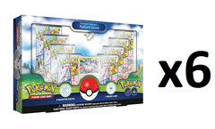 Pokemon GO Premium Collection Box - Radiant Eevee CASE (6 Boxes)