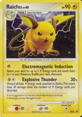 Raichu DP21 Holo Promo - Great Encounters 3-Pack Blister Exclusive