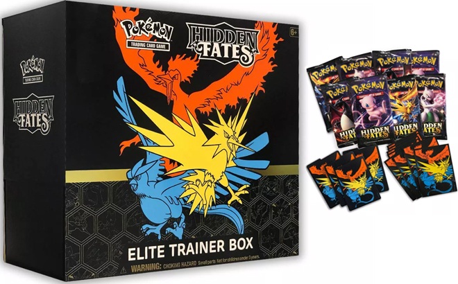 2019 for sale online Hidden Fates Trainer Box Pokémon TCG 