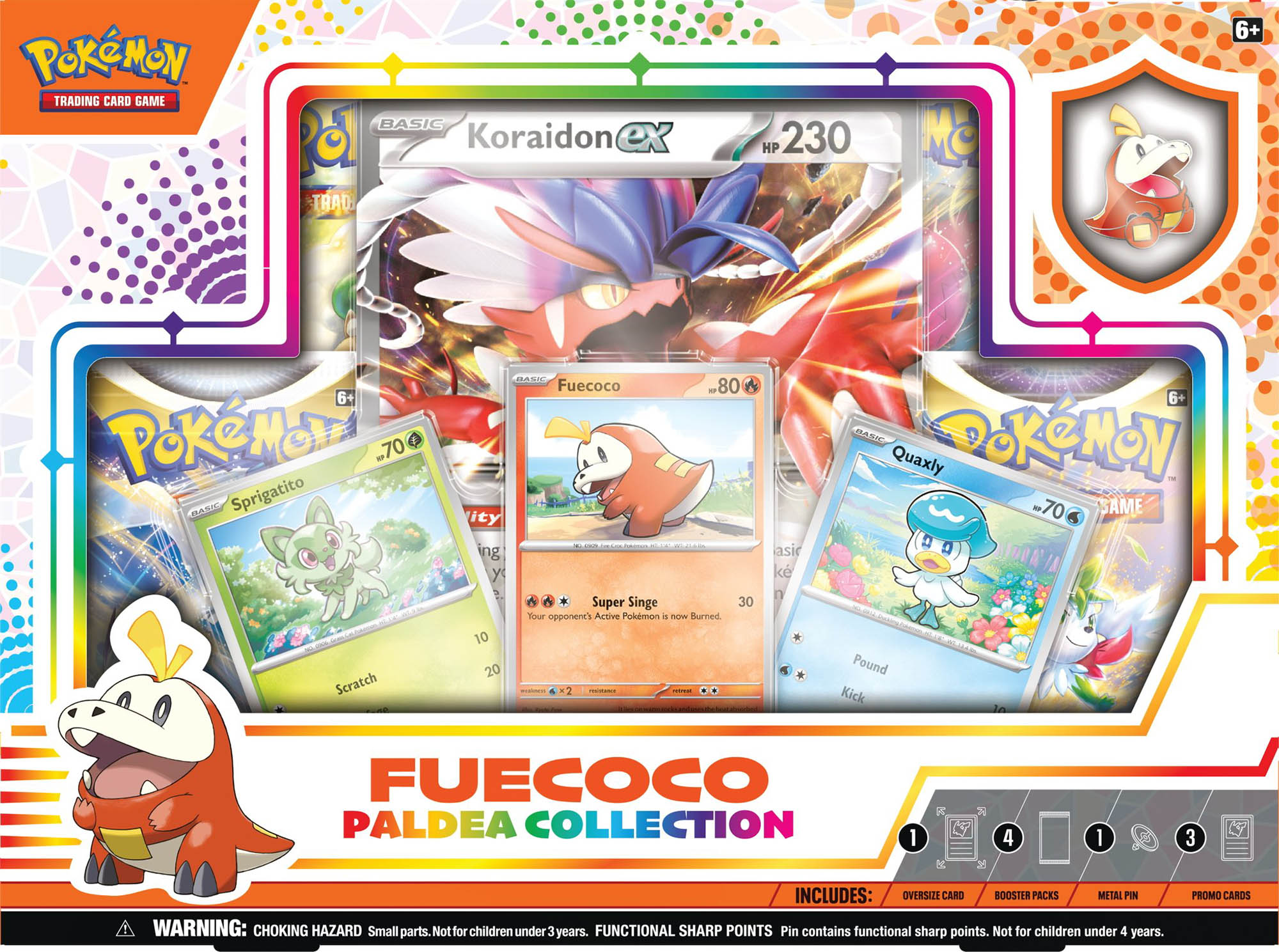 Pokemon Paldea Collection Box - Fuecoco with Koraidon