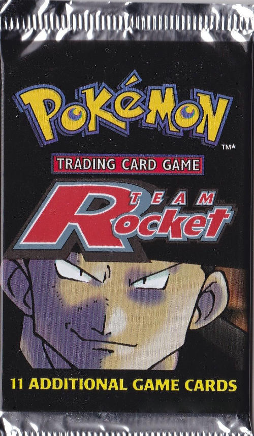 Pokemon Team Rocket Booster Pack Factory Sealed Mixed Tri Art!