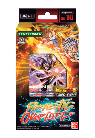 DRAGON BALL SUPER PARASITIC OVERLORD STARTER DECK 10 ONLY NO BOX IN HAND 