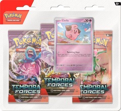 Pokemon SV5 Temporal Forces 3-Pack Blister - Cleffa