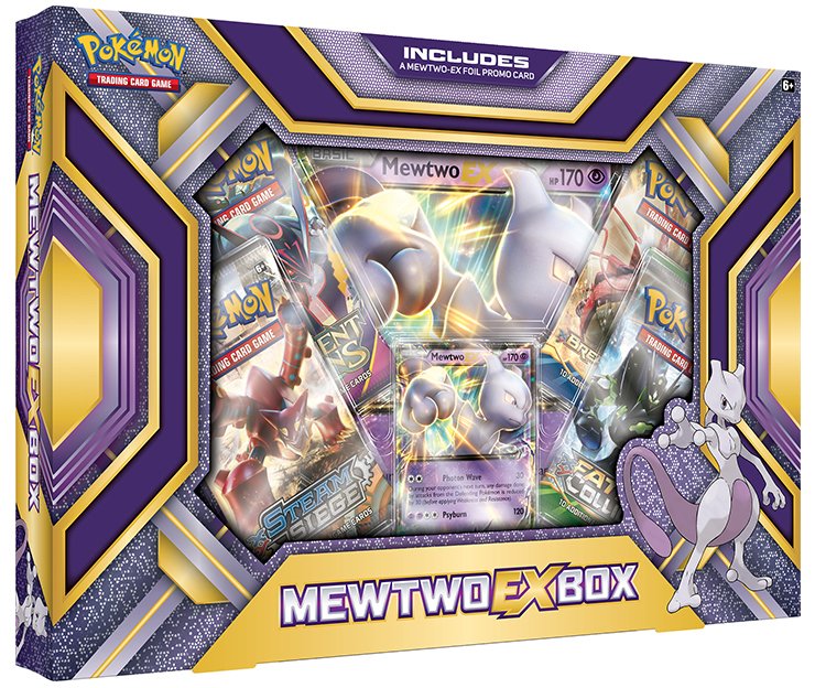 Pokemon Spring 2016 Mewtwo-EX Collector Tin Set 