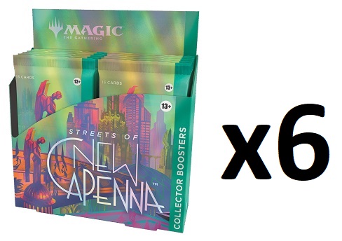 MTG Streets of New Capenna COLLECTOR Booster CASE (6 COLLECTOR Boxes)