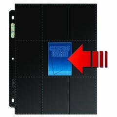 18-Pocket Platinum Side Load Page with Black Background 5ct