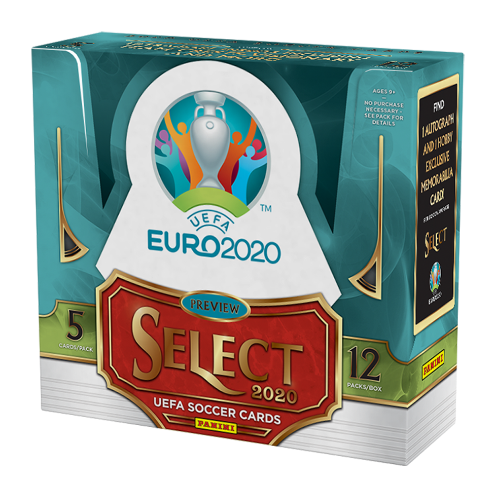 2020 Panini Select UEFA Euro Soccer Hobby Box