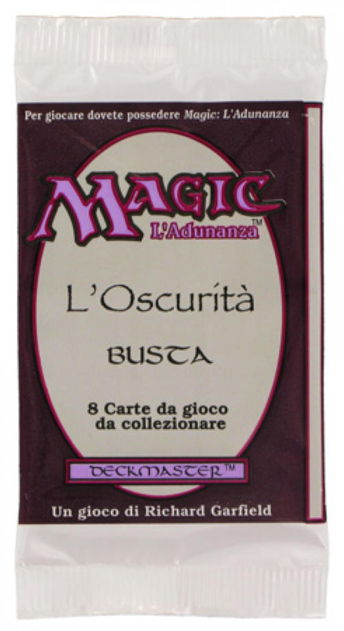 L’Oscurita x1 Booster Pack New Sealed MTG Magic the Gathering The Dark Italian 