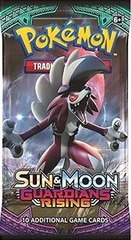 Sun & Moon SM2 Guardians Rising Booster Pack -- Lycanroc Pack Art