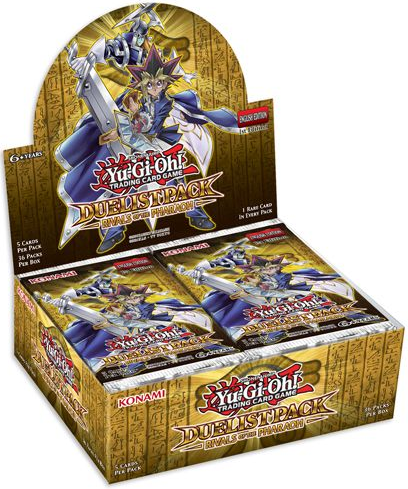 YuGiOh Duelist Pack Rivals of the Pharaoh Booster Box 1st Edition Sealed