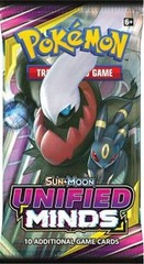 Pokemon Sun & Moon SM11 Unified Minds Booster Pack -- Umbreon & Darkrai Pack Art