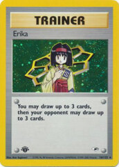 Erika - 16/132 Holo Rare - 1st Edition
