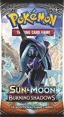 Pokemon Sun & Moon SM3 Burning Shadows Booster Pack -- Tapu Fini Pack Art