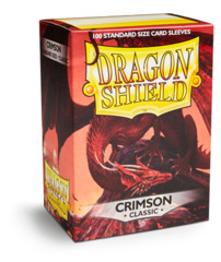 Dragon Shield Classic Standard-Size Sleeves - Crimson - 100ct