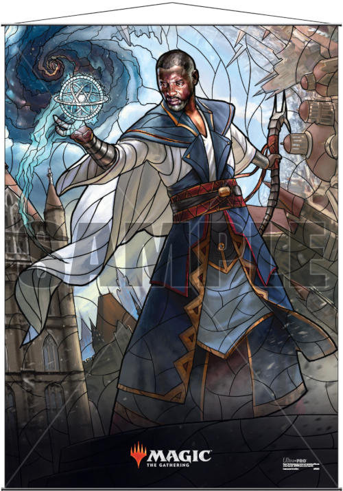 Ultra Pro Magic the Gathering Planeswalkers Stained Glass Wall Scroll - Teferi